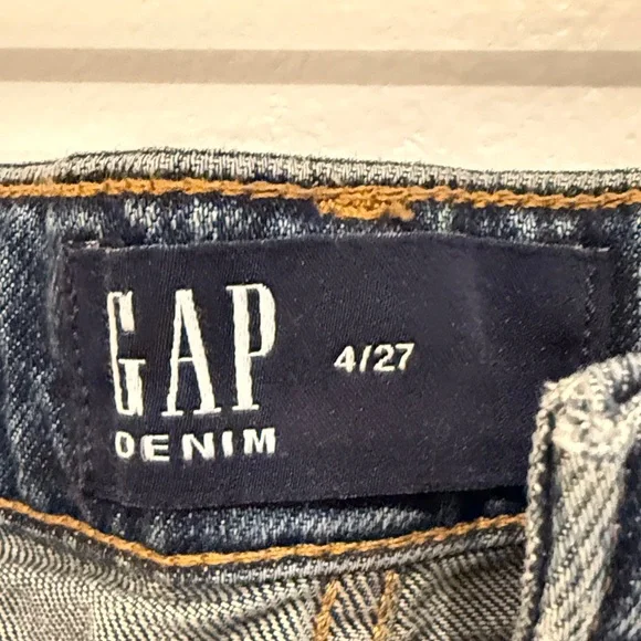 Denim Midi Pencil Skirt - Dark Blue - Picture 4 of 5